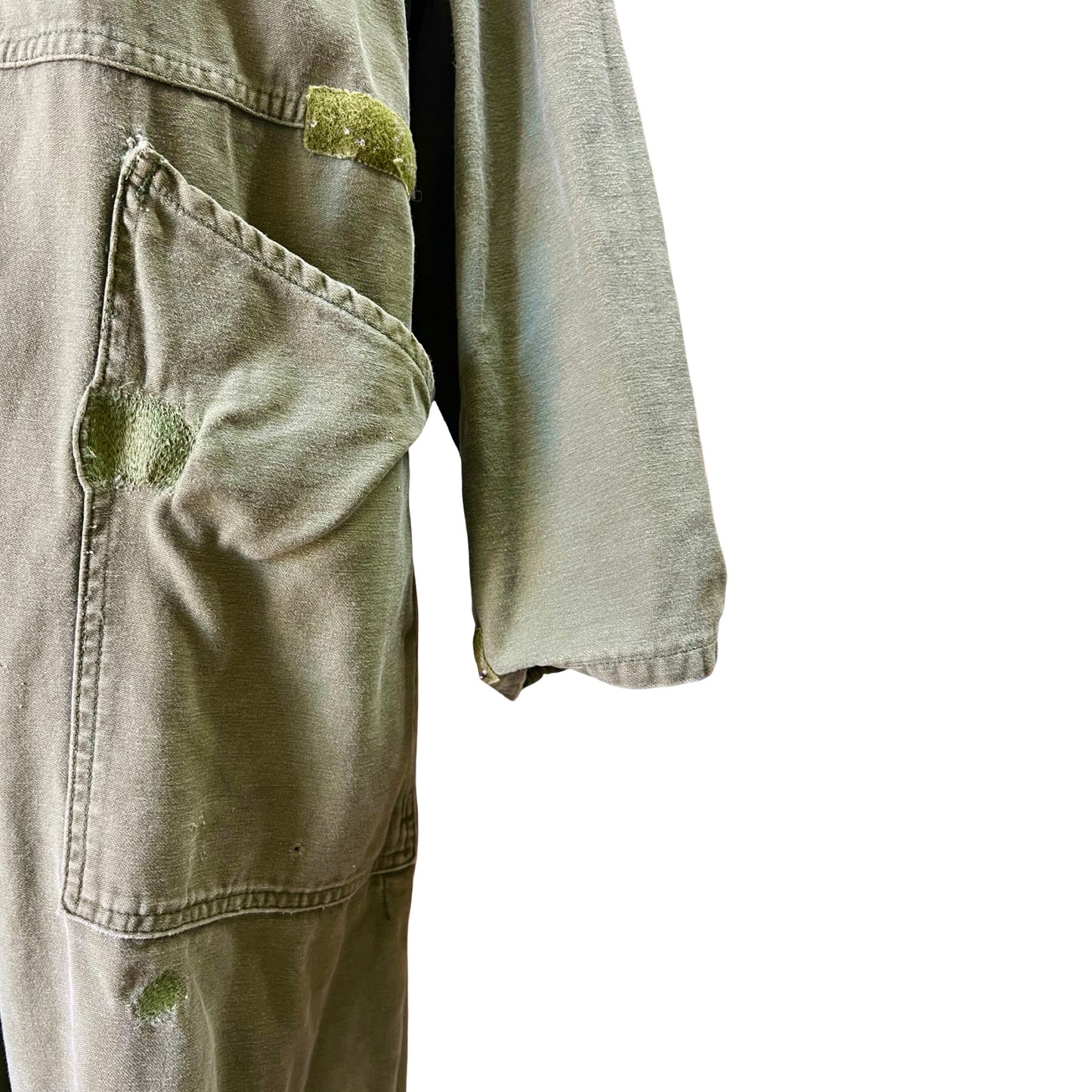 Vintage OG 107 Oversized Distressed Army Jumpsuit XL