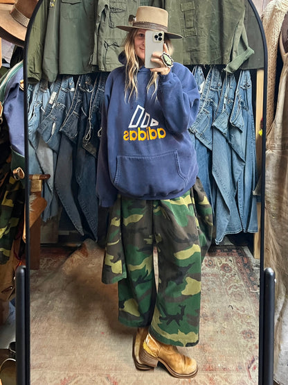 Rare Vintage 1995 Adidas Distressed Oversized Hoodie XL