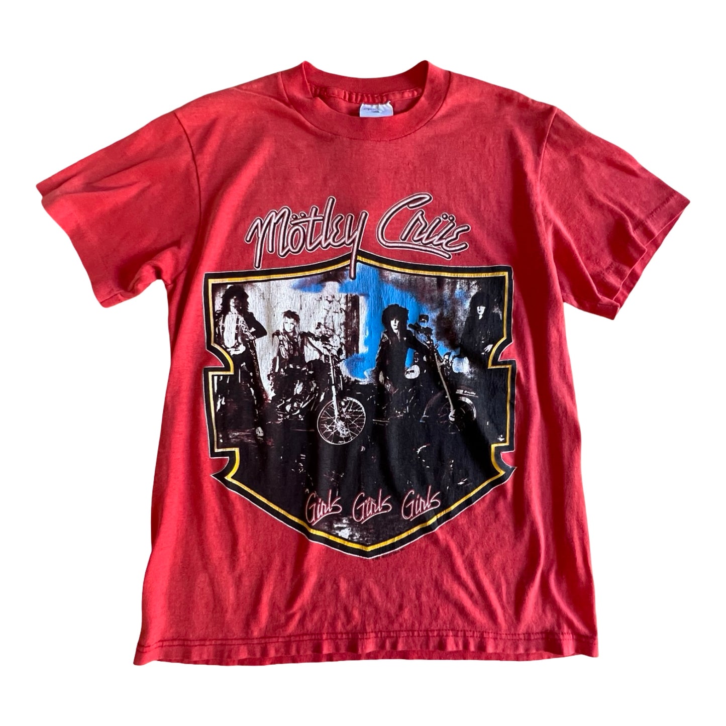 Vintage Original 1987 Motley Crue Girls Girls Girls T-Shirt S