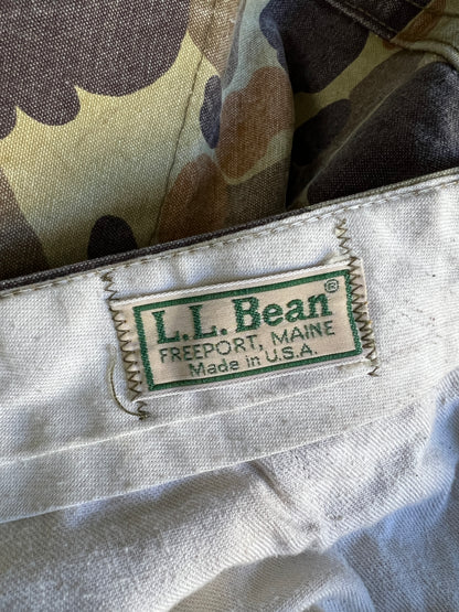 Vintage 1980’s LL Bean Frog Skin Camo Hunting Pants XXL