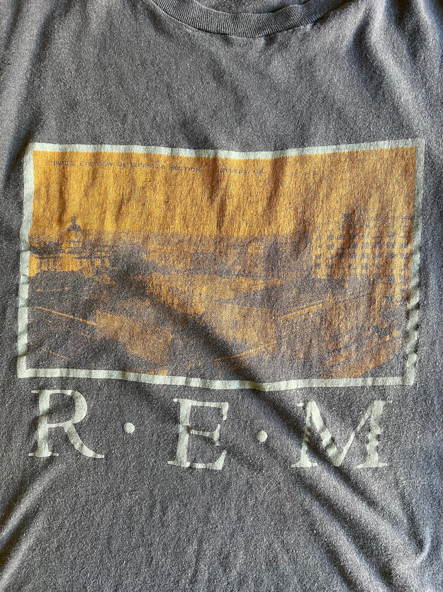 Vintage REM Birds Eye View 1986 Single Stitch Rare Size Small
