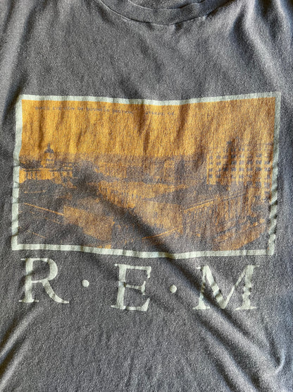 Vintage REM Birds Eye View 1986 Single Stitch Rare Size Small