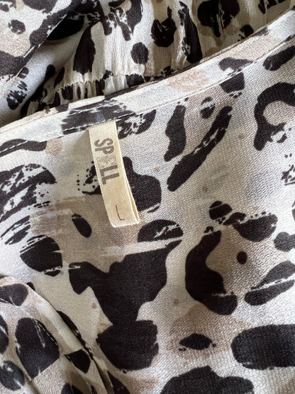 Spell Wild Ones Gown Leopard Print L