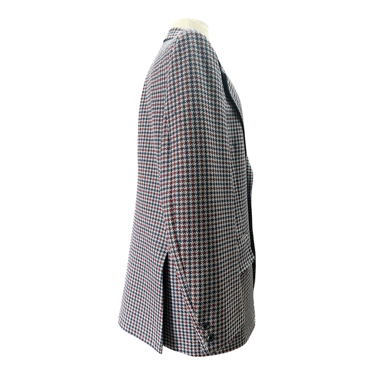 Vintage 1970’s Anderson Little Double Knits Houndstooth Blazer XL