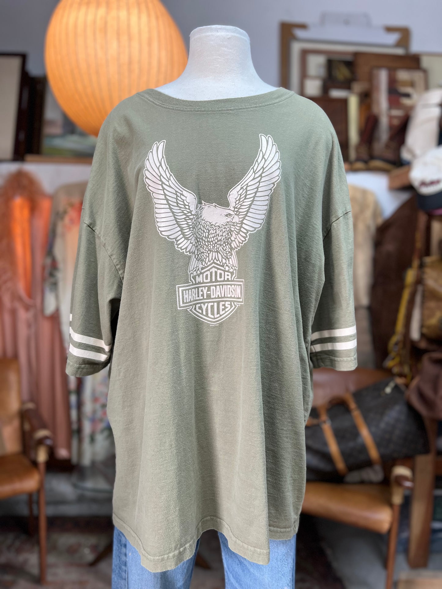 Harley Davidson 2007 Double Sided Oversized Football Jersey 3XL