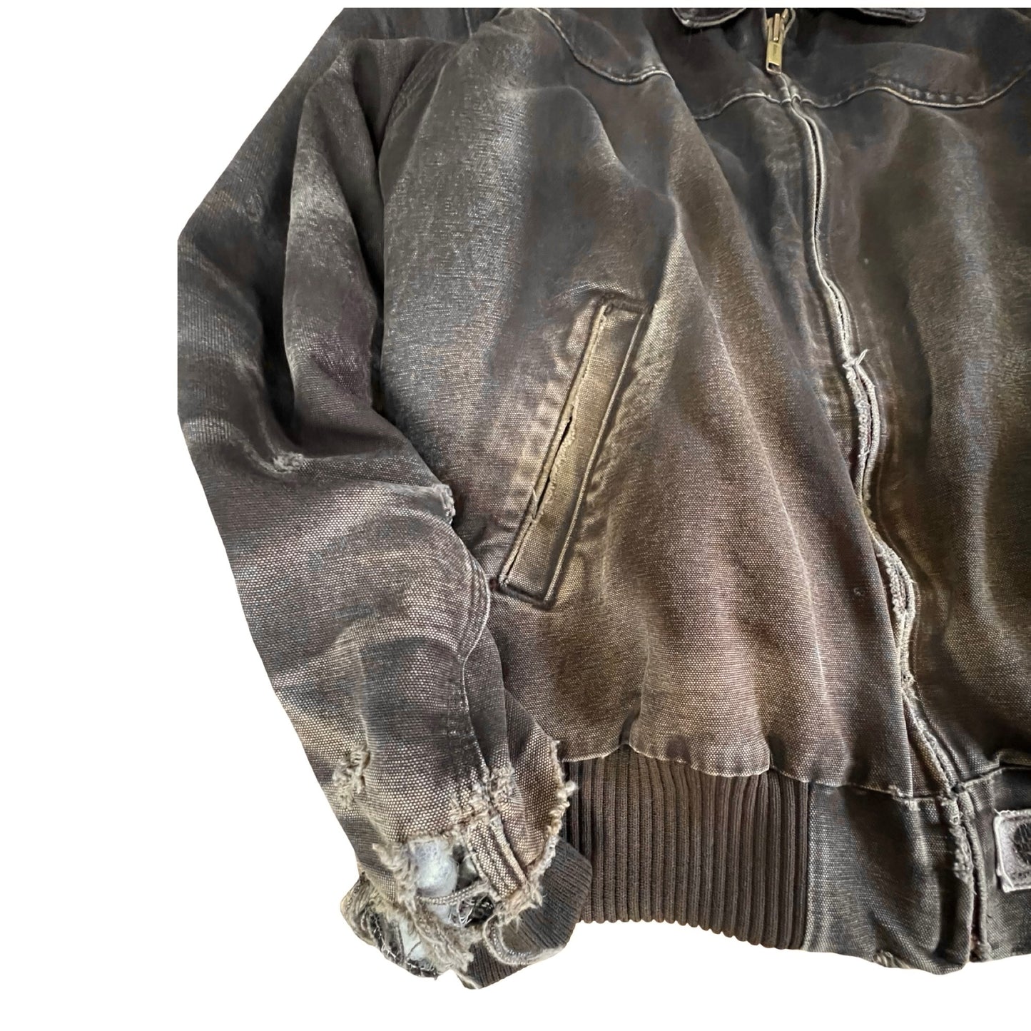 Vintage Heavily Distressed Carhartt Santa Fe Jacket XL
