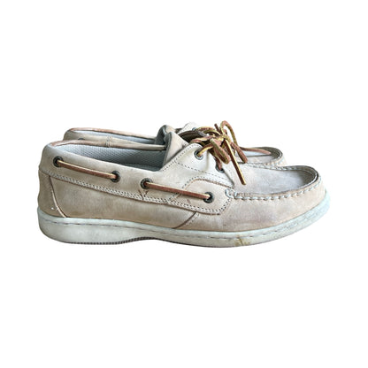 Vintage 90’s GH Bass Natural Boat Shoes 8.5