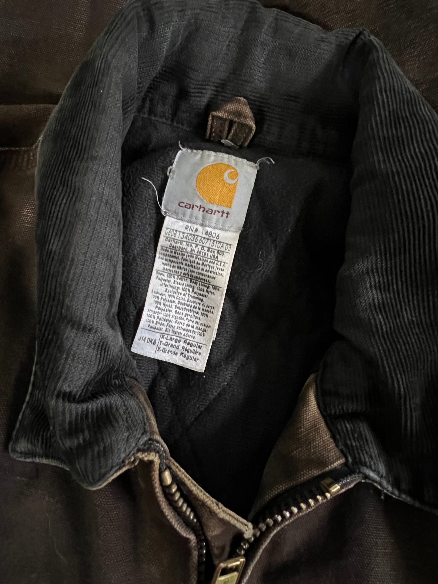 Vintage Heavily Distressed Carhartt Santa Fe Jacket XL