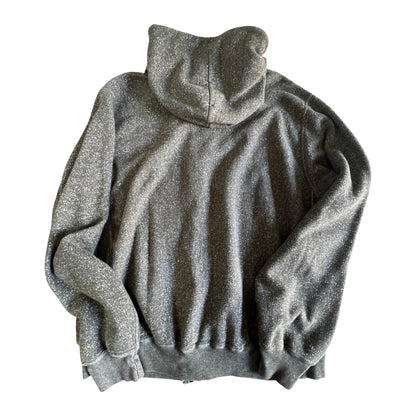 Vintage 70’s/80’s Tri-Blend Army Uniform Issued Zip Front Hoodie XL
