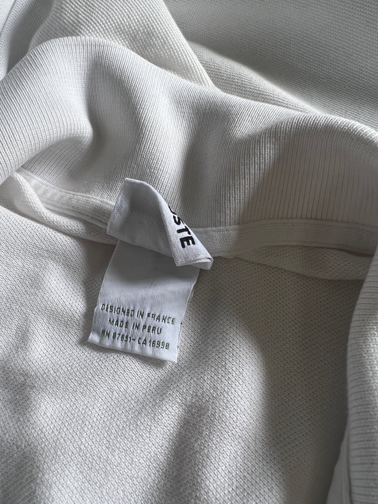 Vintage 80’s Lacoste Classic Pique Polo Shirt XL