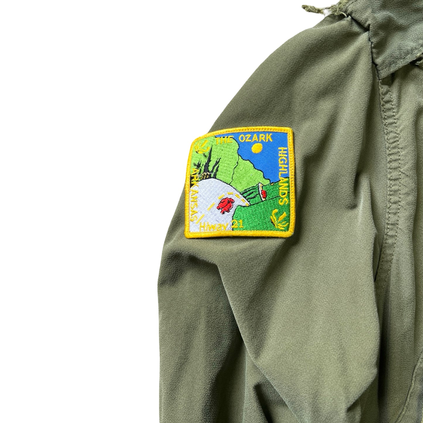 Vintage Patched Army M-65 Field Jacket M/L