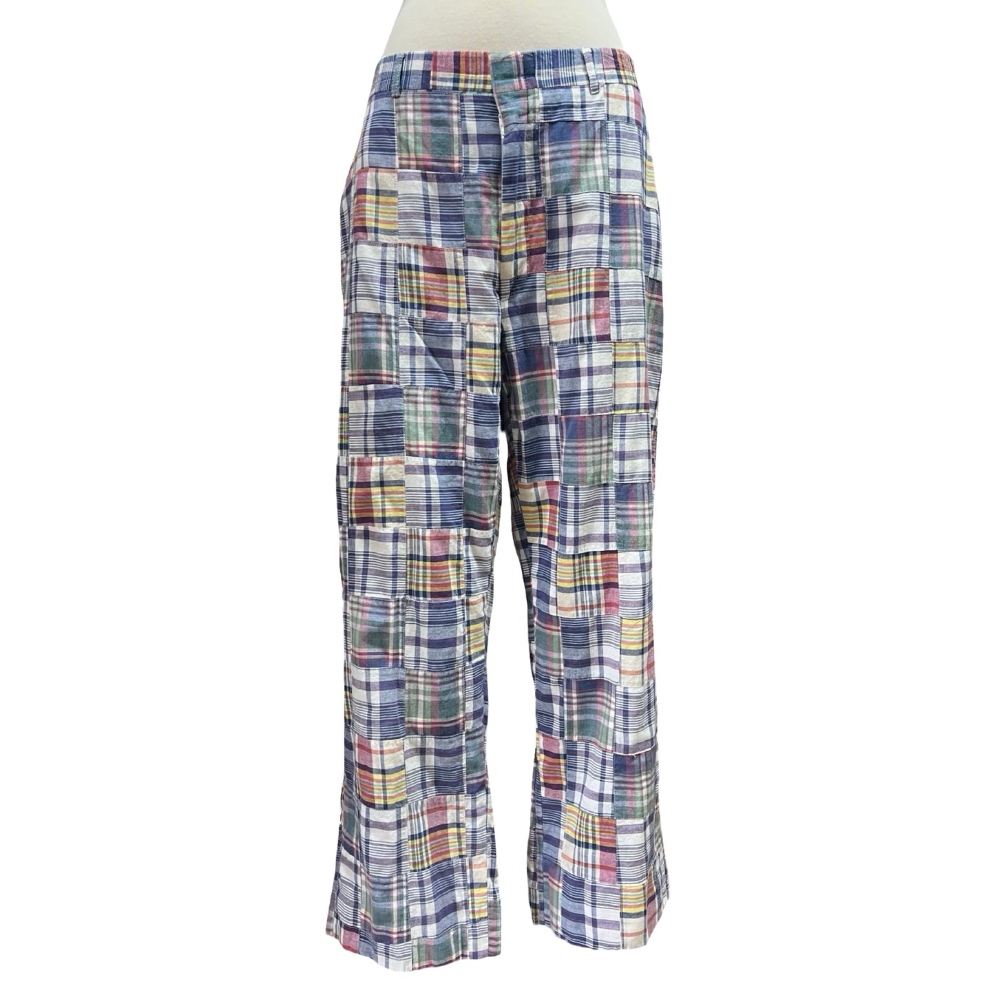 Vintage 80’s Orvis Patchwork Madras Plaid Pants 38