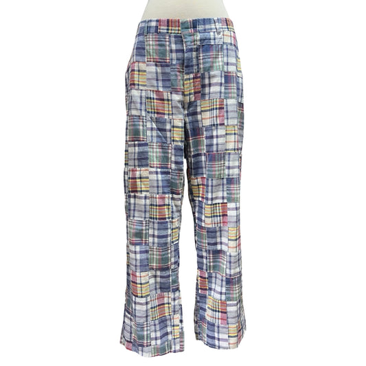 Vintage 80’s Orvis Patchwork Madras Plaid Pants 38