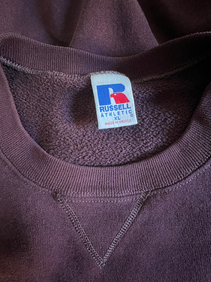 Vintage Russel New York Yankees Burgundy Crewneck XL