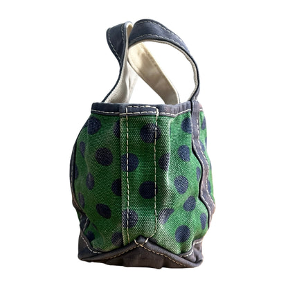 RARE Vintage 80’s LL Bean Polka Dot Mini Boat & Tote