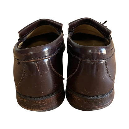 Vintage 80’s Chocolate Brown Brooks Brothers Tassel Loafers Mens 7.5