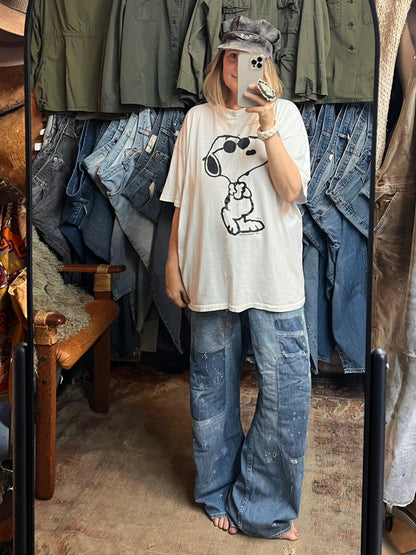 RARE Authentic Vintage 1980’s Snoopy Oversized Single Stitch Tee XXL