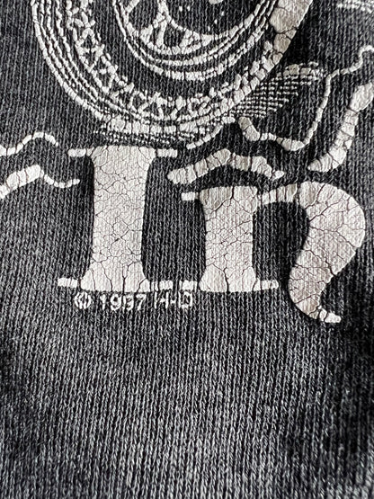 Vintage 80’s/90’s Distressed Harley Logo Sweatshirt Indiana XL