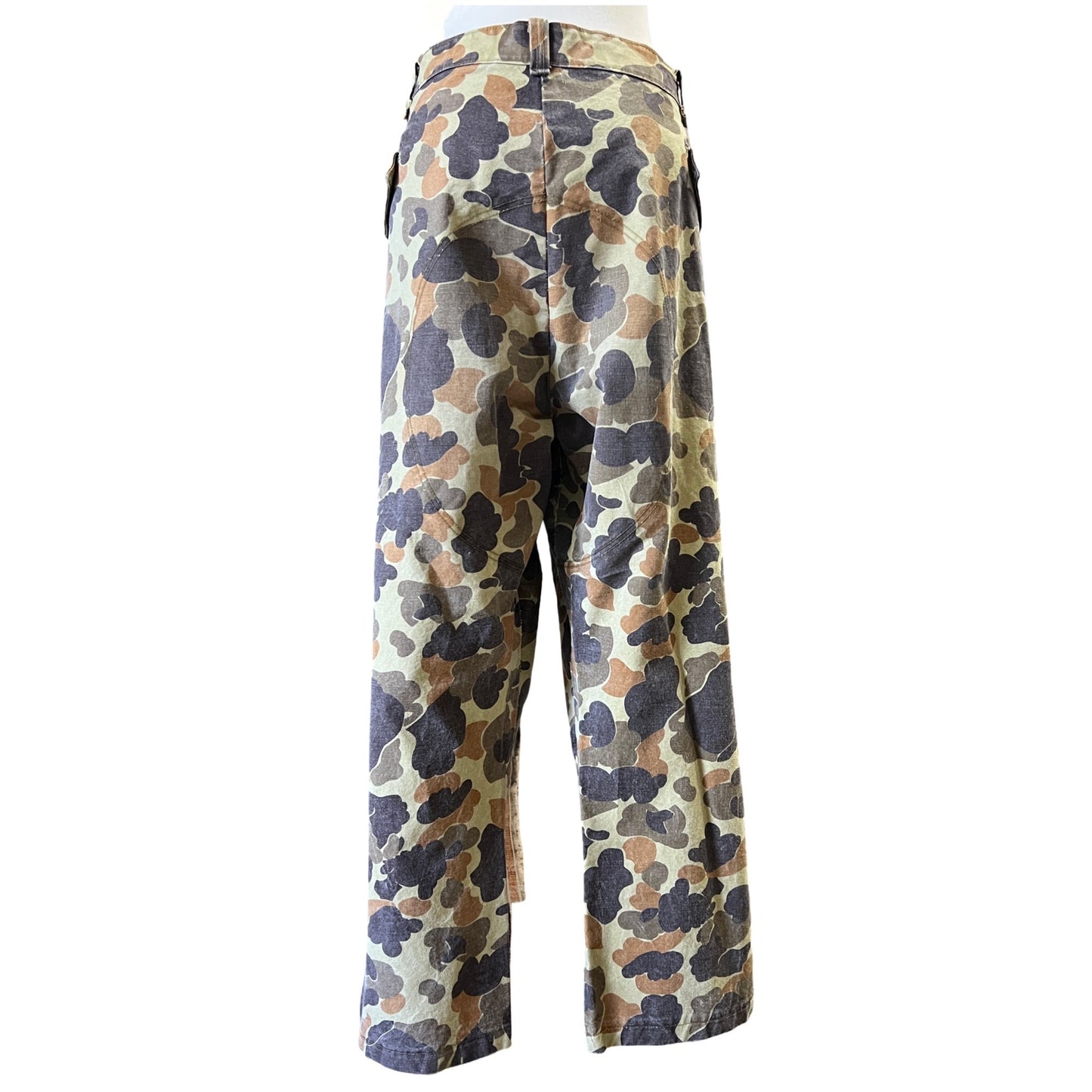 Vintage 1980’s LL Bean Frog Skin Camo Hunting Pants XXL