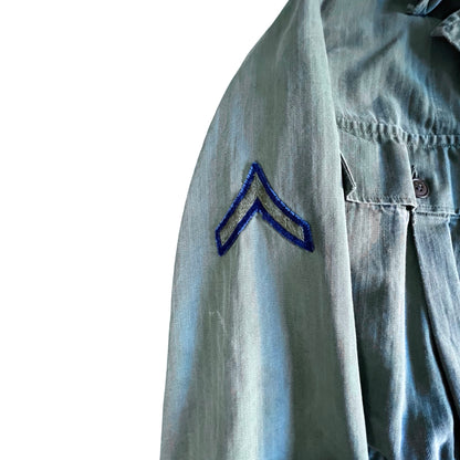 Rare Vintage 1950’s M50 OG-107 WWII Distressed Military Field Jacket 36