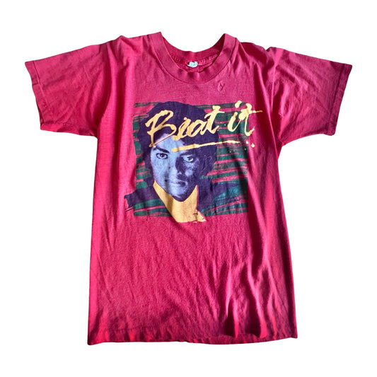 Vintage Original 1982 Michael Jackson Beat It Single Stitch Tee S