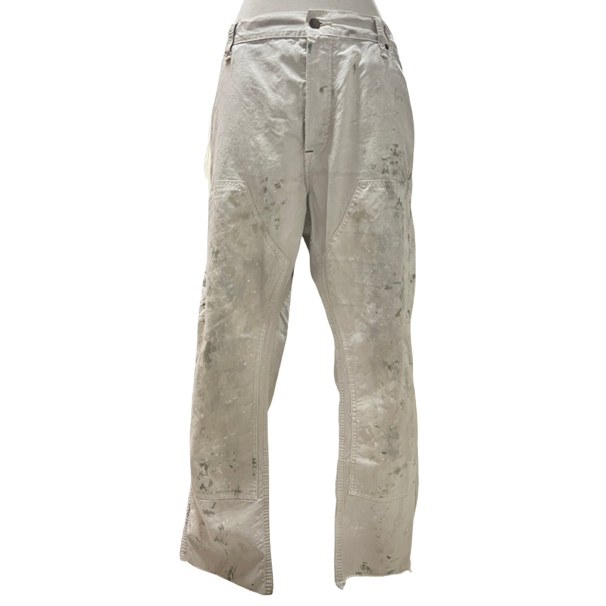 Vintage Ralph Lauren Denim Supply Distressed Painters Carpenter Pants Raw Hem