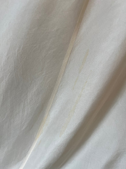 Rare Collectible Vintage 1970’s Silk 8-Panel Janet Reger London Ethereal Maxi Dressing Gown Lace Trim