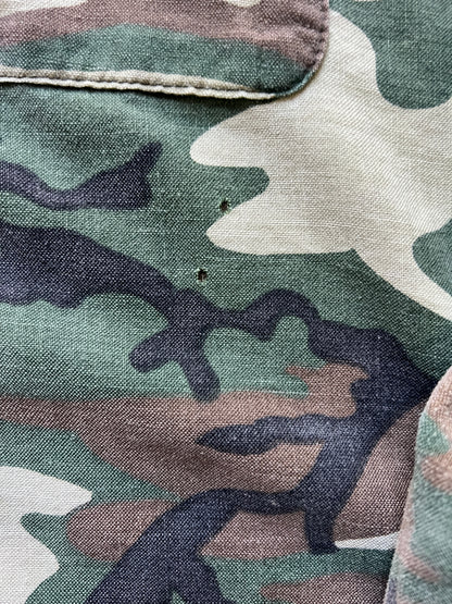Vintage Worn To Perfection Five Brothers Camouflage Shirt XXL