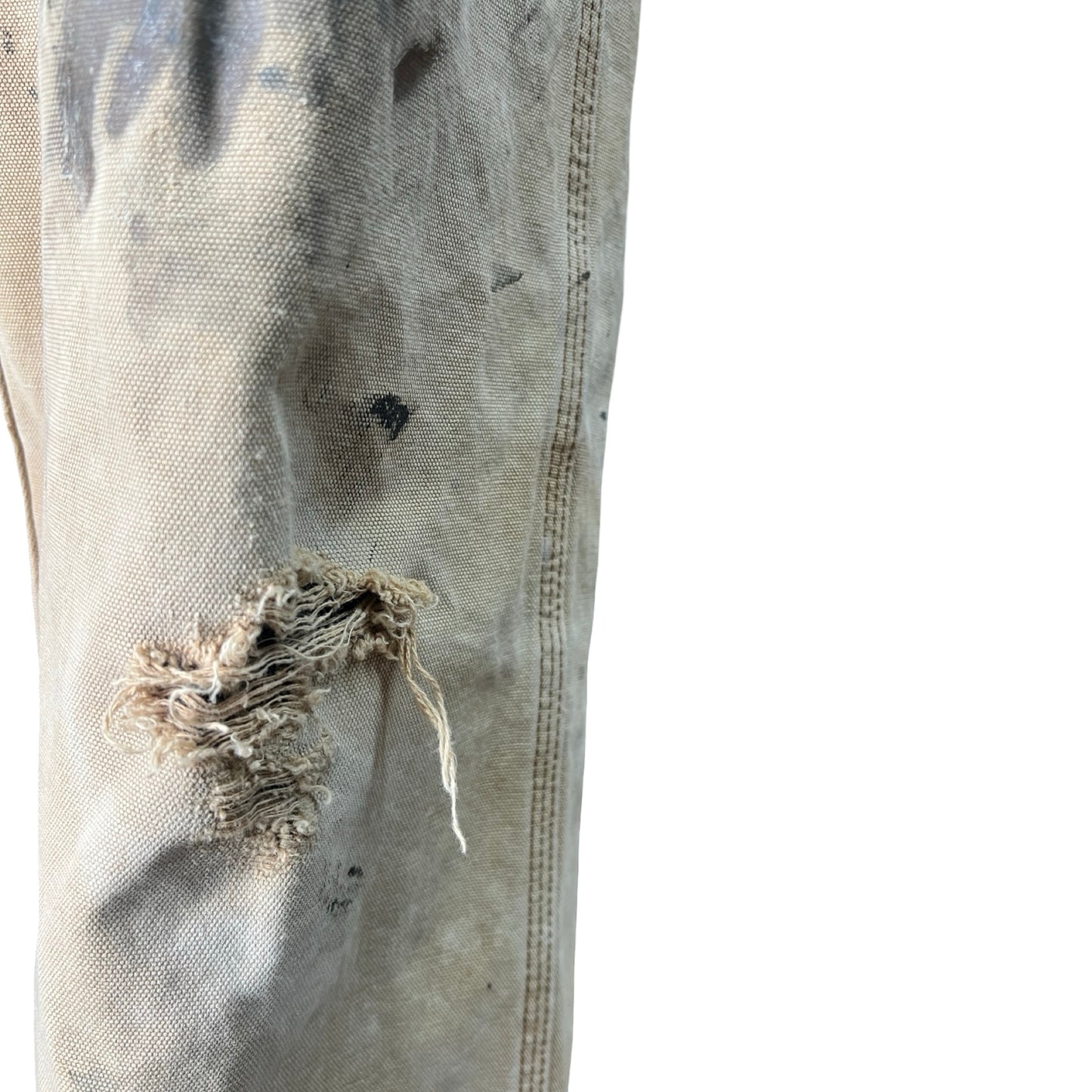 Vintage Heavily Distressed & Thrashed Dickies Canvas Carpenter Pants