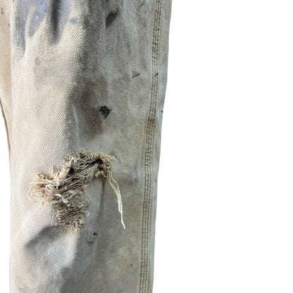 Vintage Heavily Distressed & Thrashed Dickies Canvas Carpenter Pants
