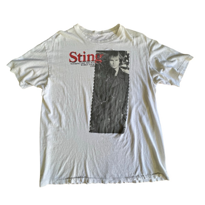 Vintage Sting 1988 Nothing Like The Sun Single Stitch Distressed Tour T-Shirt