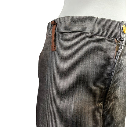 Vintage 1960’s Corduroy Chore Pants Original Wool Tweed Patches 40x28
