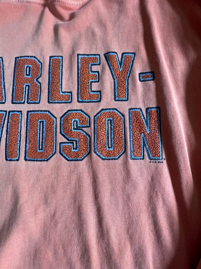 Vintage Sun Faded Harley Davidson Hoodie 2XL