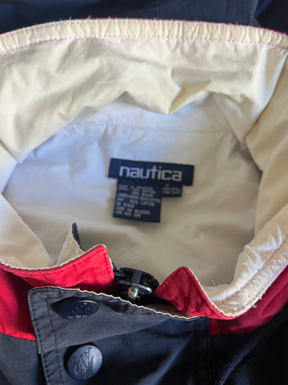 Vintage 90’s Nautica Challenge J-Class Sailing Hooded Oversized Windbreaker XXL