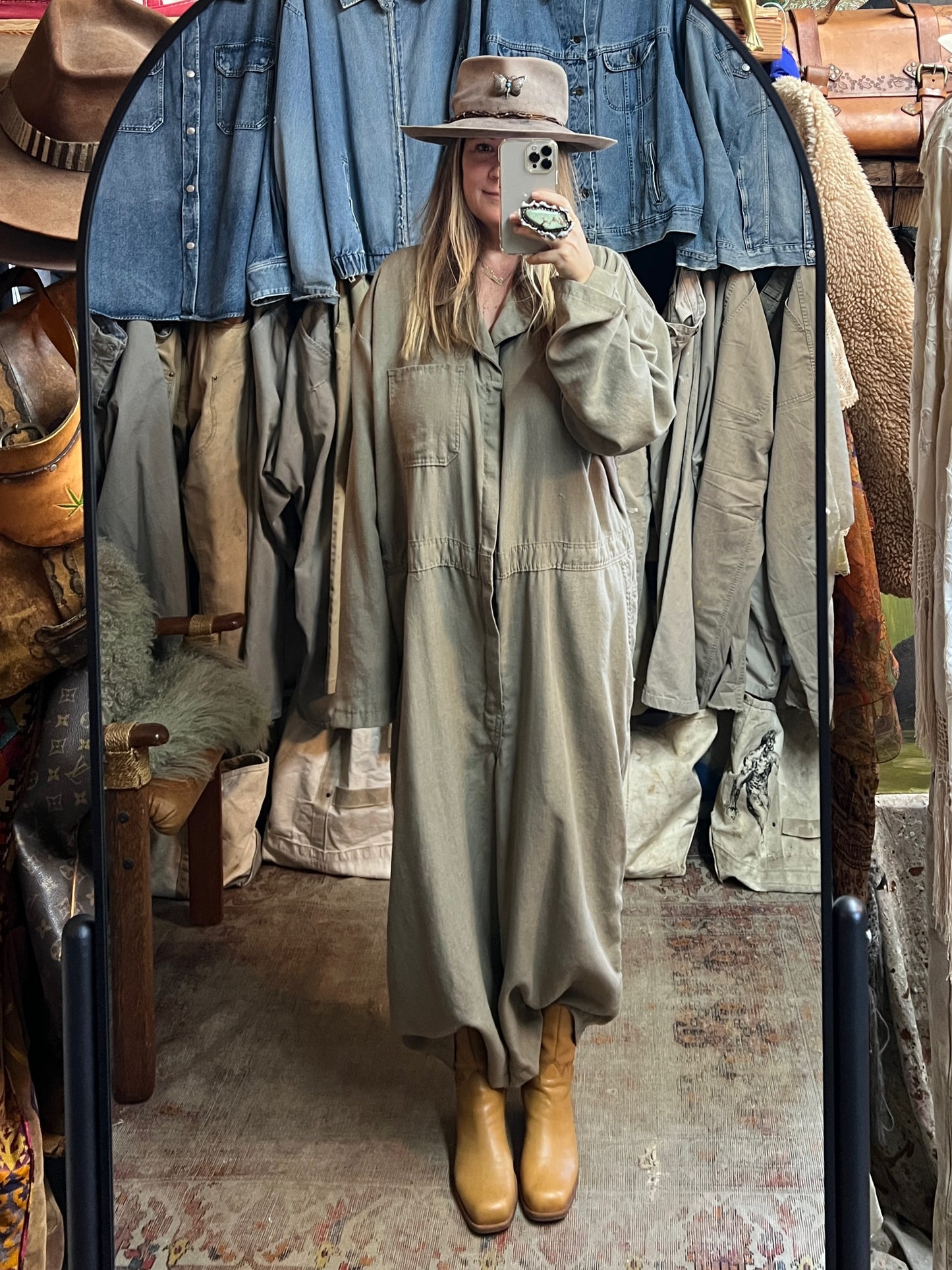 Vintage Super Oversized Flame Resistant Workwear Jumpsuit 54R