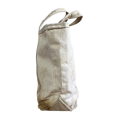 Rare Vintage 1980’s Heavily Distressed LL Bean Cream Boat and Tote