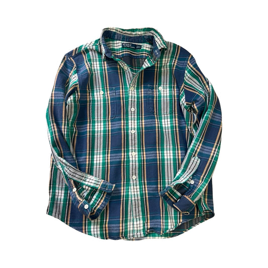 Vintage Y2K Polo Ralph Lauren Faded Heavy Weight Oversized Flannel XXL