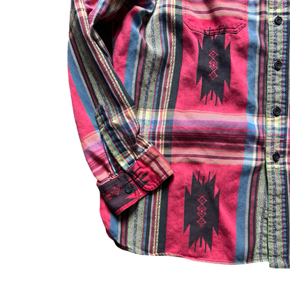 Vintage Polo Ralph Lauren Aztec Print Shirt XXL