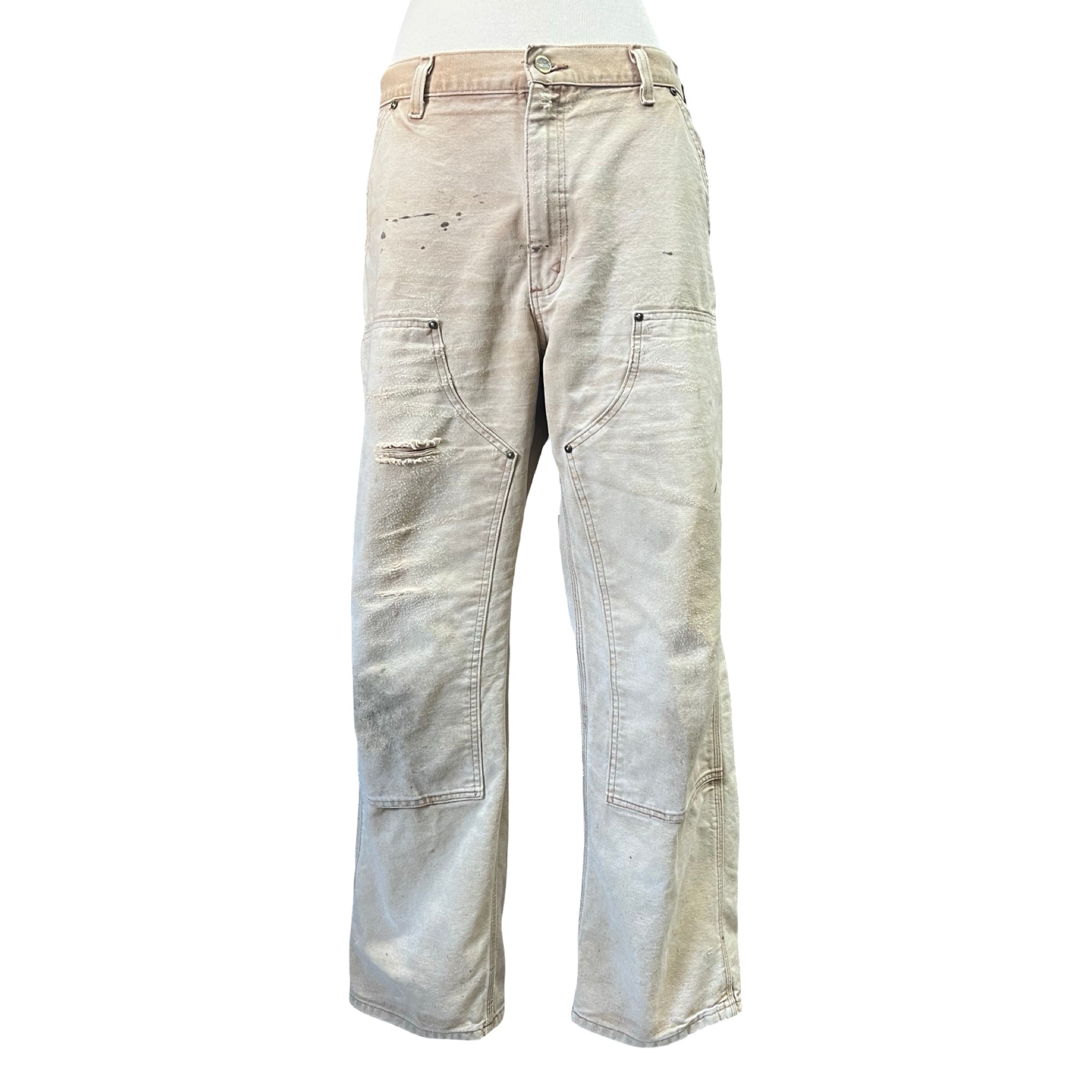 Vintage Distressed Carhartt Double Knee Work Pants 36x32 – Motley