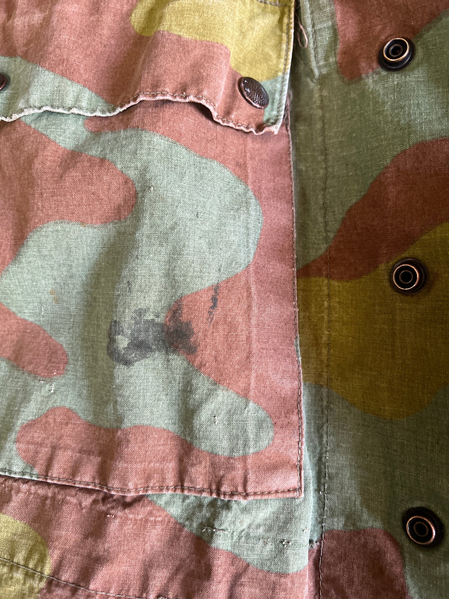 Vintage 1960’s Italian San Marco Camouflage Jacket XL