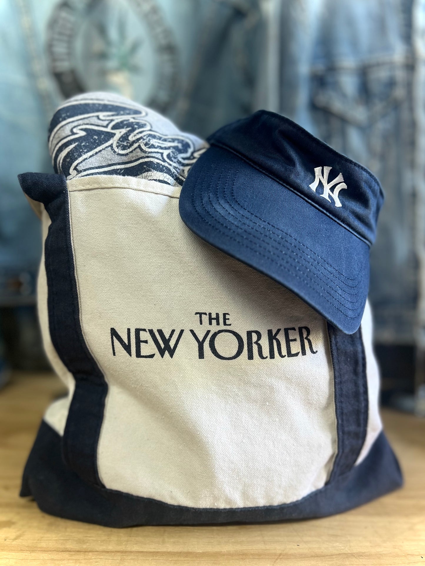 Vintage 80’s Nike Yankees Adjustable Visor