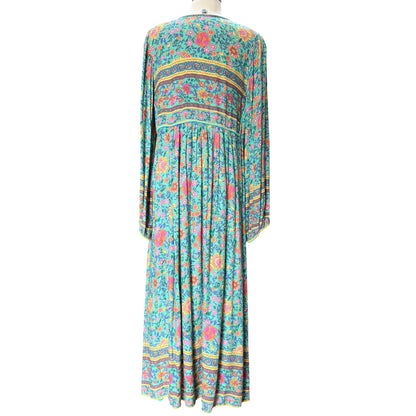 Rare Spell Folk Town Maxi Dress L