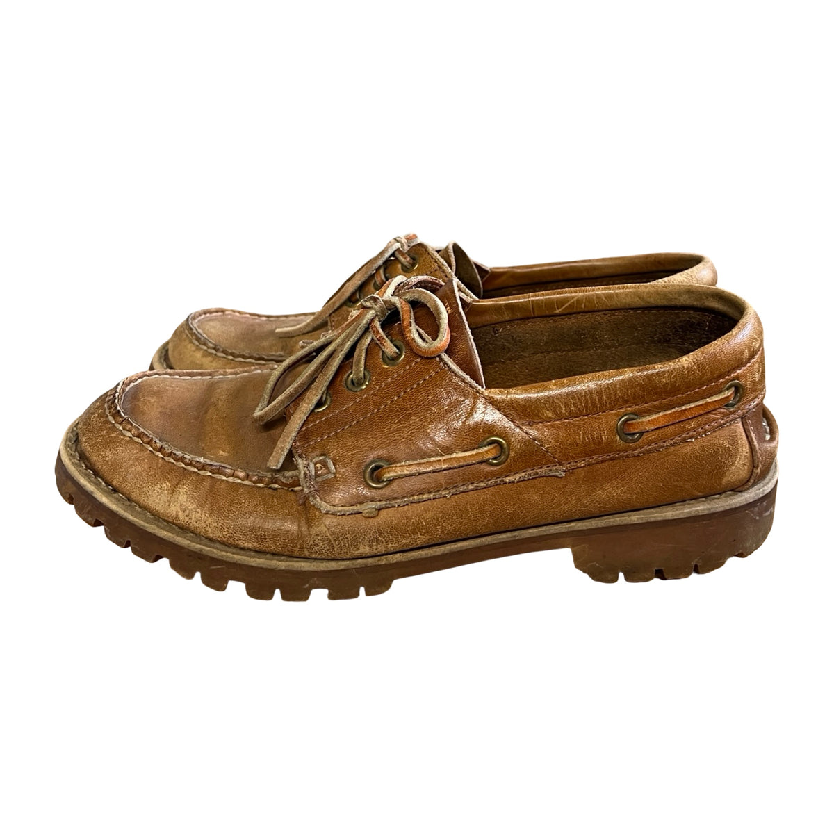 Vintage 1980’s Backroads Lug Sole Moccasin Shoes
