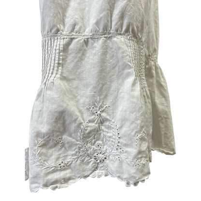 Antique Edwardian Cotton Embroidered Pin-tuck Bloomers