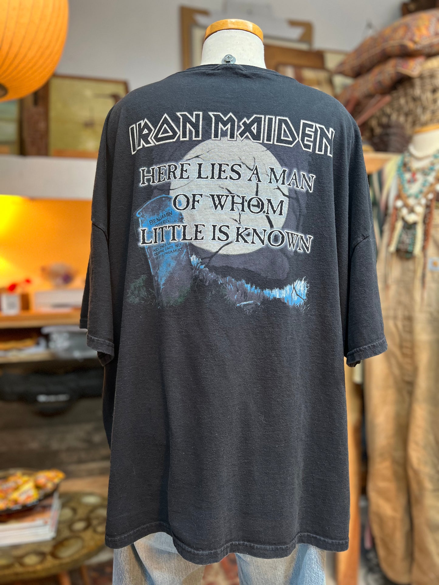 Vintage Iron Maiden Benjamin Breeg Oversized Tee XXL/XXXL