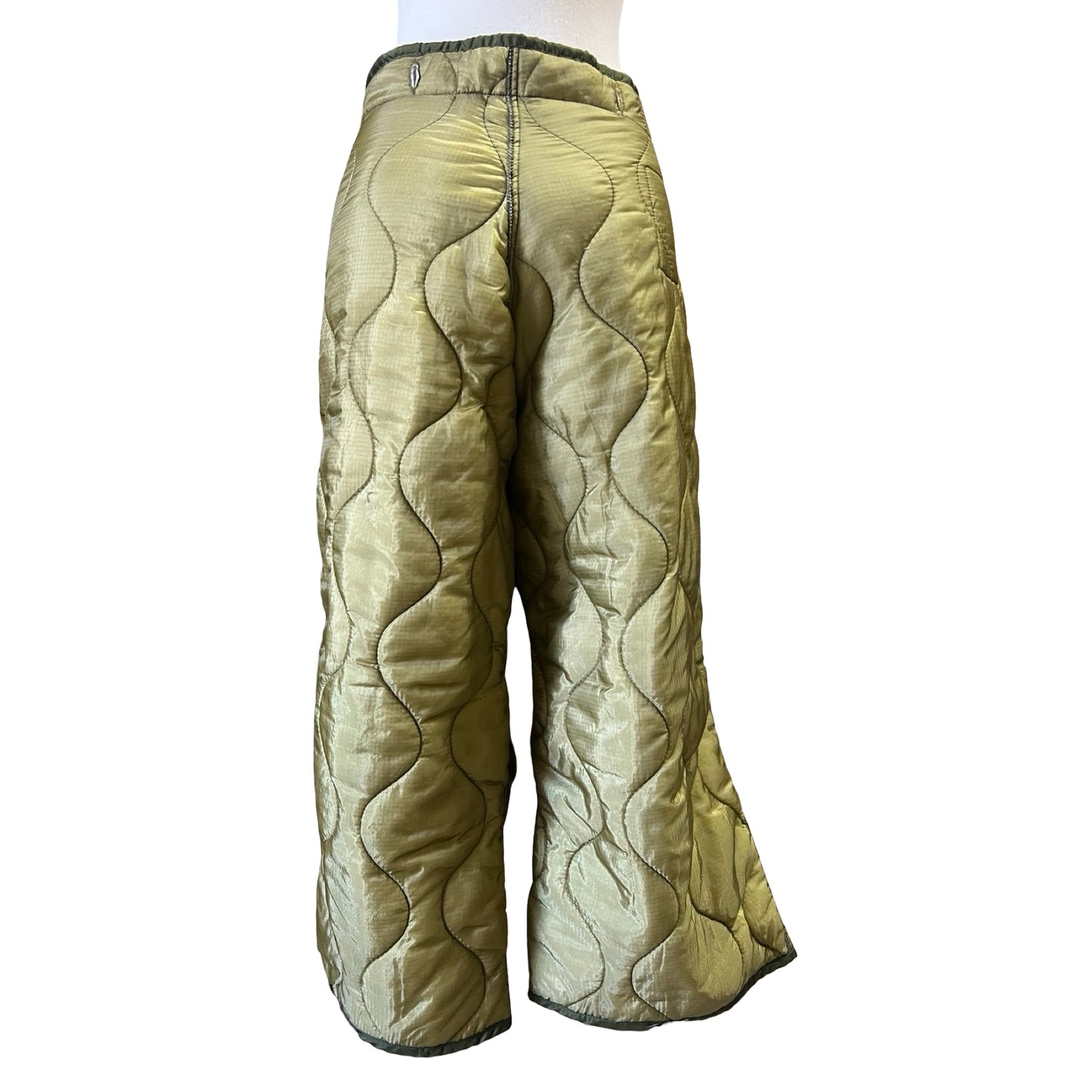 Vintage Quilted Army Over Pants
