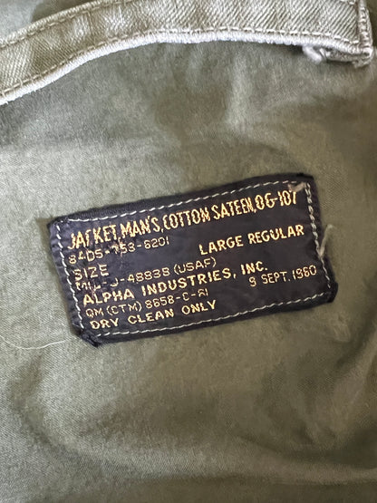 Vintage 1960’s Shawl Collar OG 107 Field Jacket XL