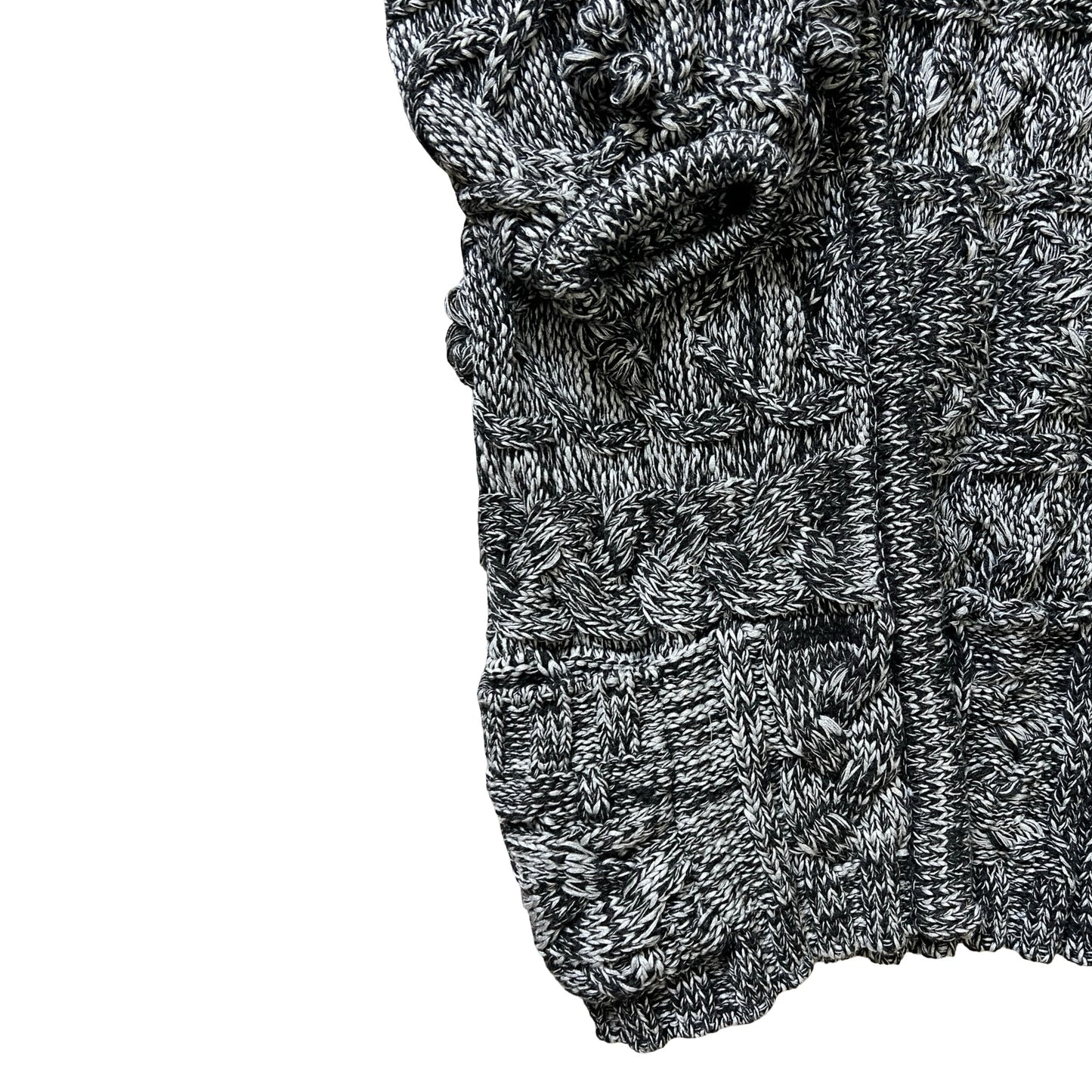 Knitz by For Love & Lemons Oversized Chunky Knit Hooded Cardigan XL