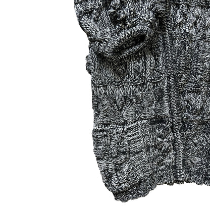 Knitz by For Love & Lemons Oversized Chunky Knit Hooded Cardigan XL