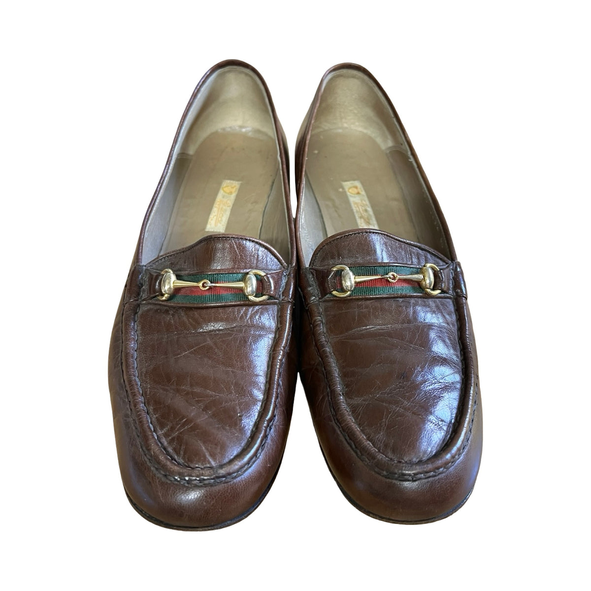 Rare Vintage 1970’s Gucci Oxblood Horse Bit Loafers